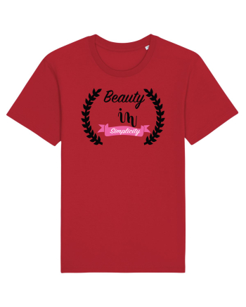 Beauty in Simplicity Red