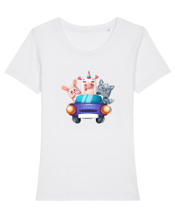 Animale Masina Mov White