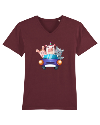 Animale Masina Mov Burgundy