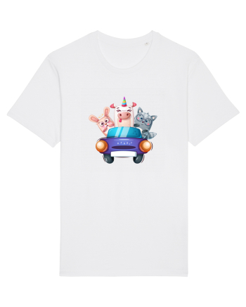 Animale Masina Mov White