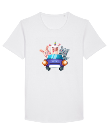 Animale Masina Mov White