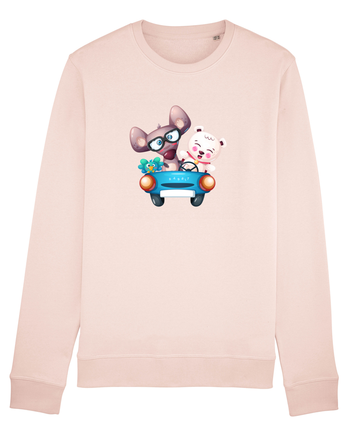 Bluză mânecă lungă Unisex Rise Candy Pink
