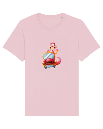 Dinozaur Masina Cotton Pink