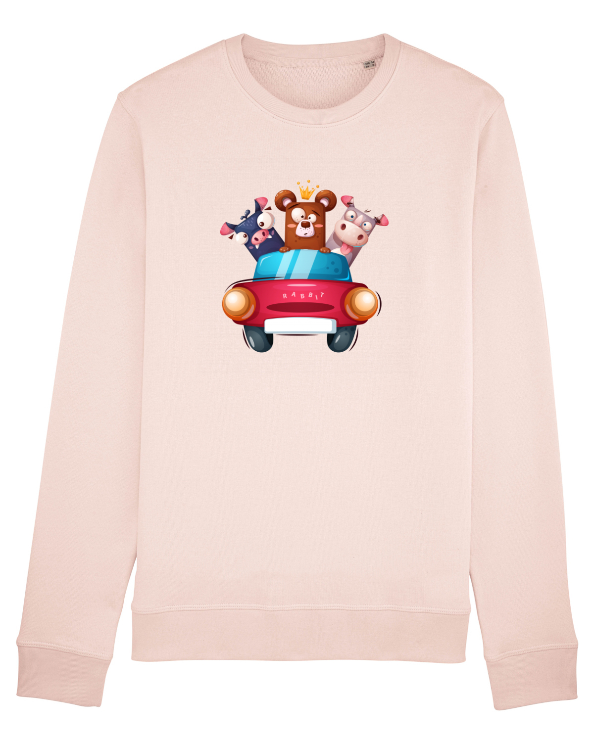 Bluză mânecă lungă Unisex Rise Candy Pink