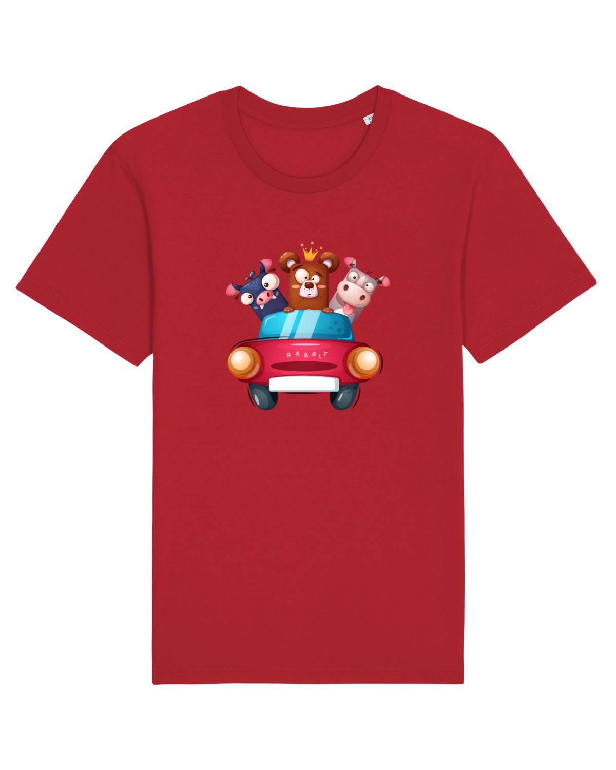 Tricou mânecă scurtă Unisex Rocker Red