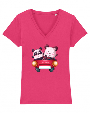 Panda Masina Rosie Raspberry