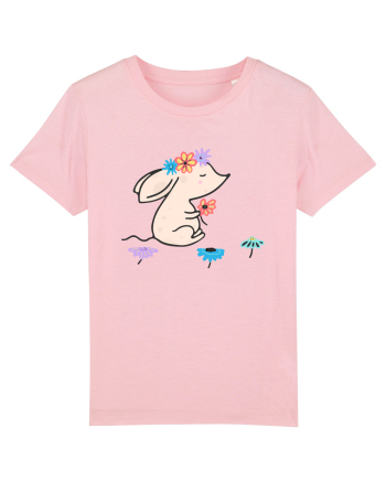 Soricel cu Flori Cotton Pink