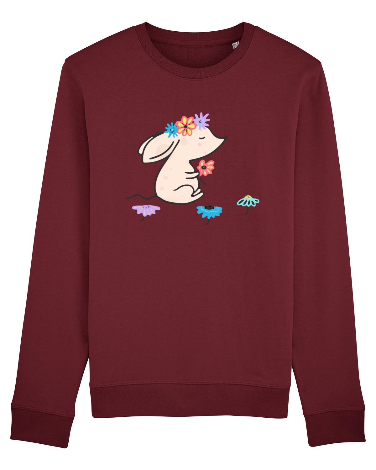 Bluză mânecă lungă Unisex Rise Burgundy