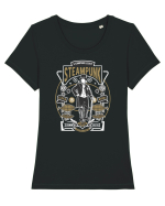 Steampunk Legacy Tricou mânecă scurtă guler larg fitted Damă Expresser