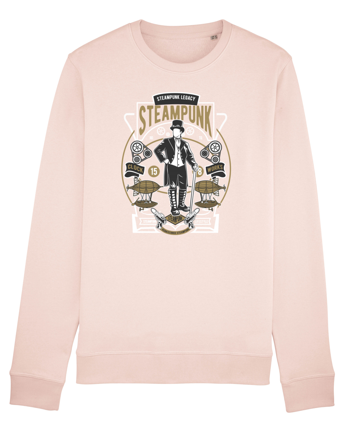 Bluză mânecă lungă Unisex Rise Candy Pink