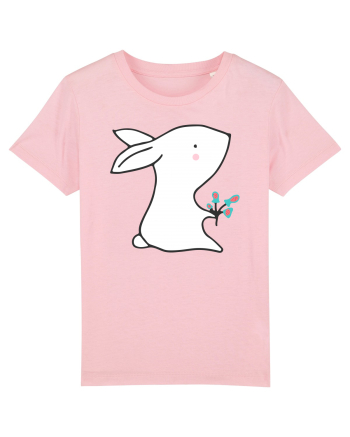 Iepuras cu Flori Cotton Pink