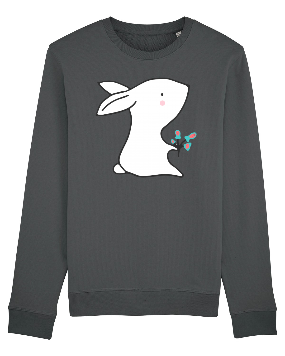 Bluză mânecă lungă Unisex Rise Anthracite
