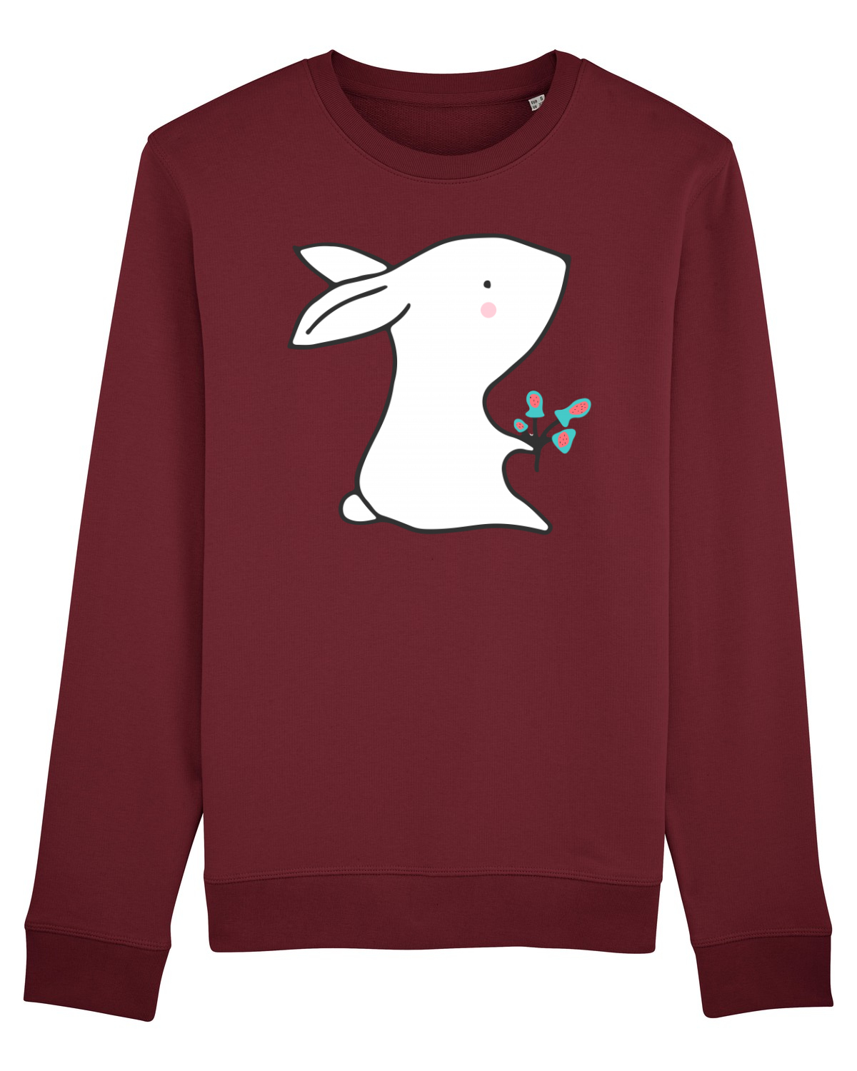 Bluză mânecă lungă Unisex Rise Burgundy