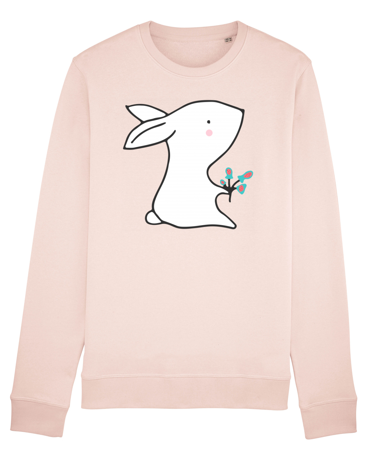 Bluză mânecă lungă Unisex Rise Candy Pink
