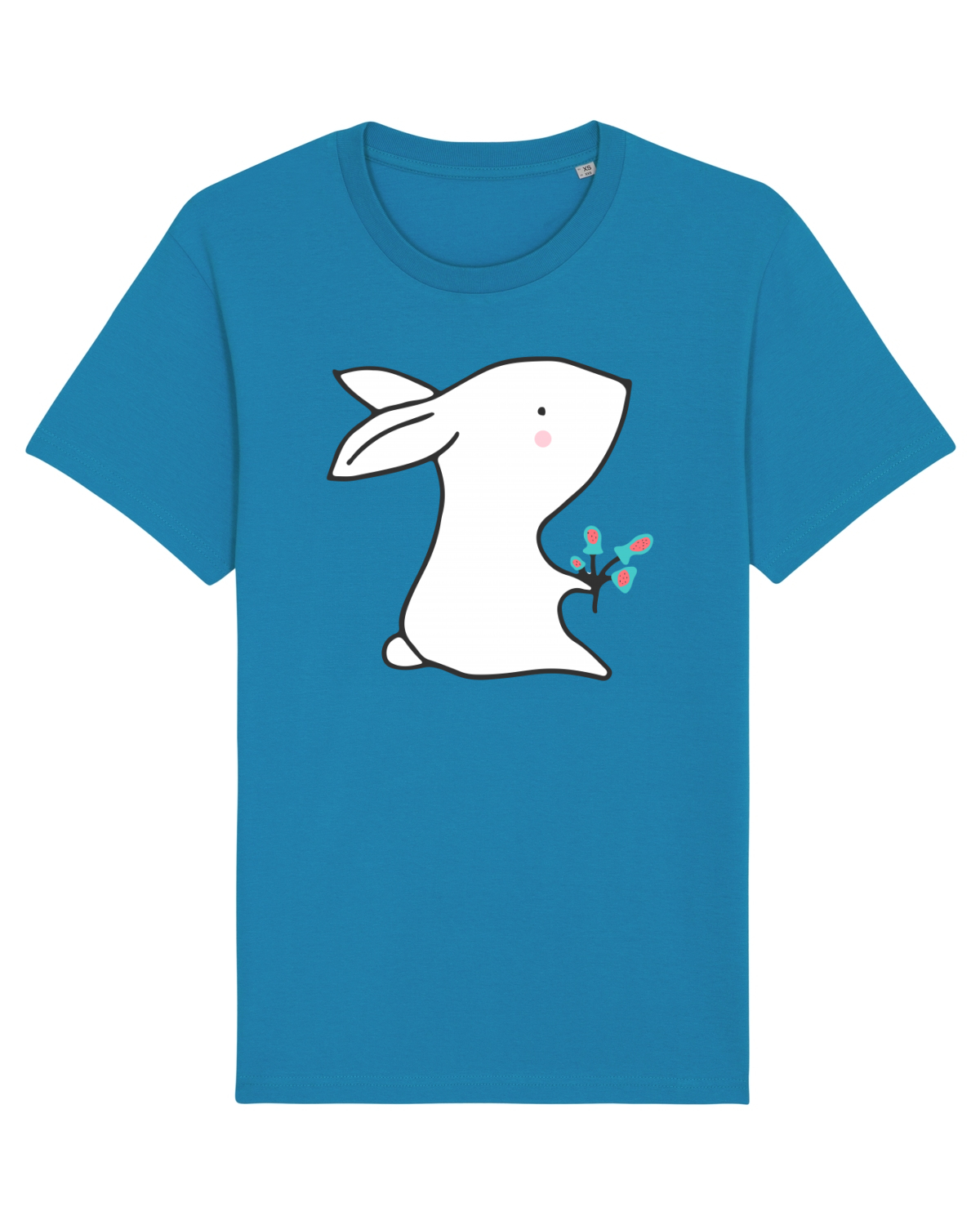 Tricou mânecă scurtă Unisex Rocker Azur