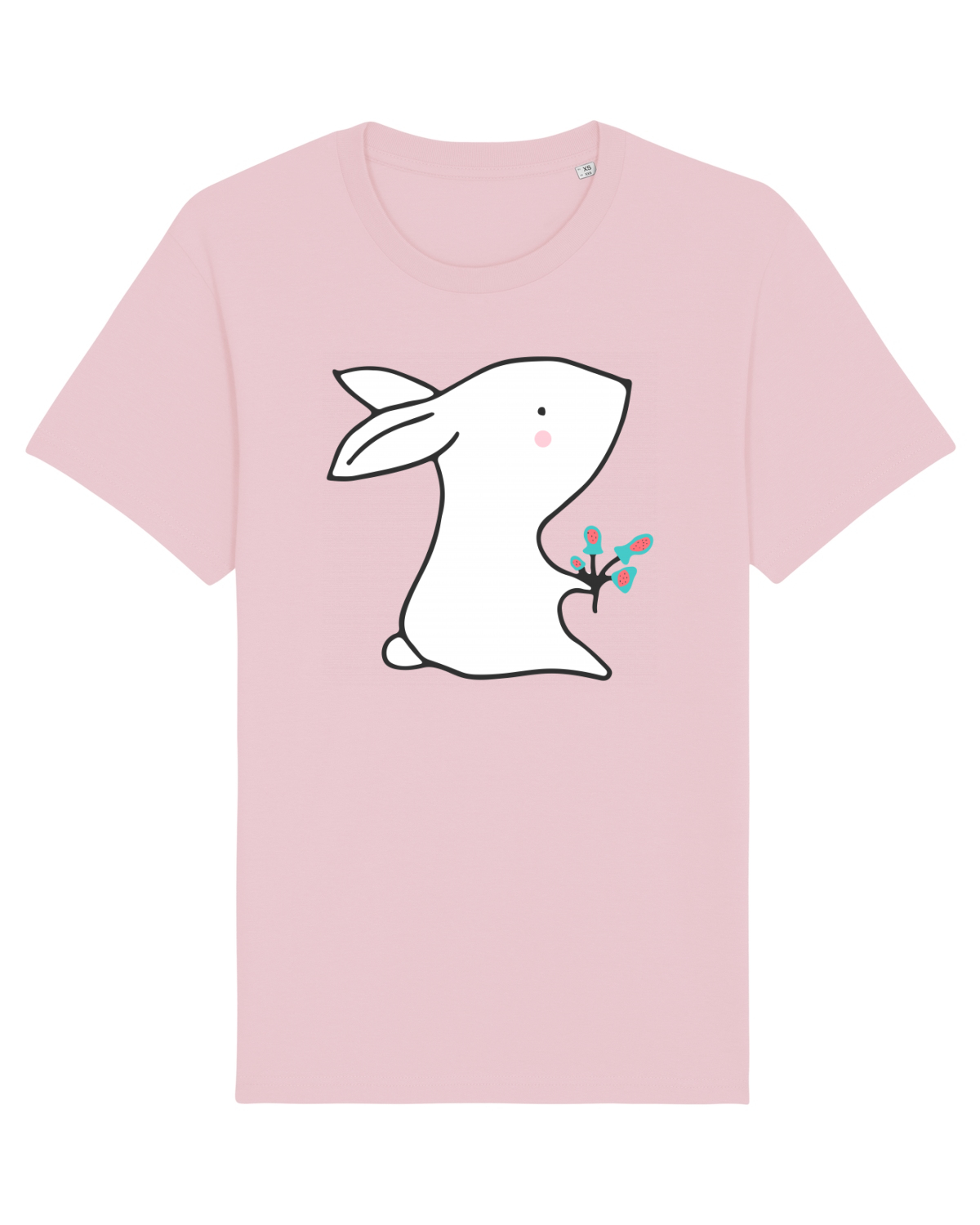 Tricou mânecă scurtă Unisex Rocker Cotton Pink