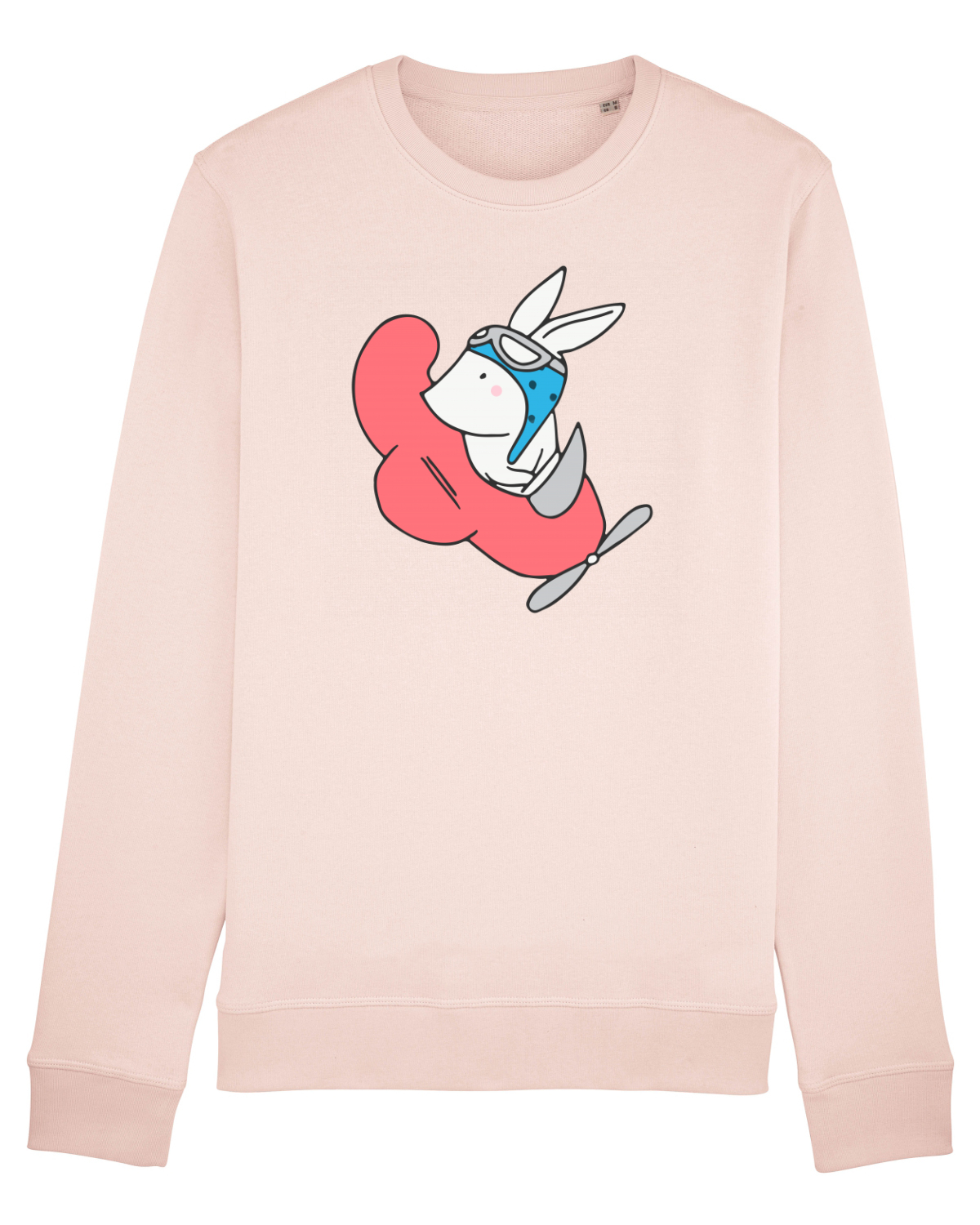 Bluză mânecă lungă Unisex Rise Candy Pink