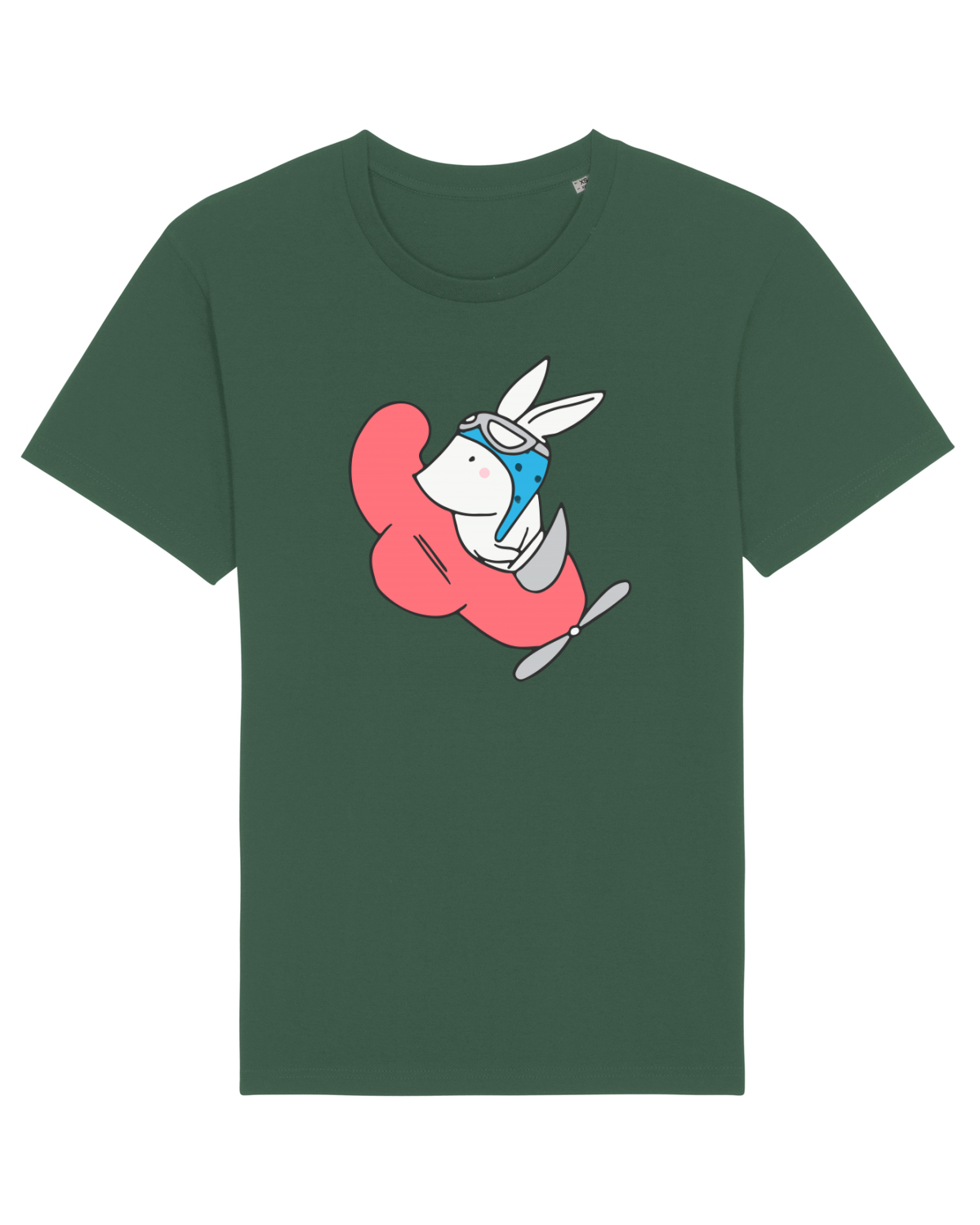 Tricou mânecă scurtă Unisex Rocker Bottle Green