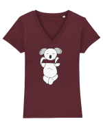 Koala Relax Tricou mânecă scurtă guler V Damă Evoker