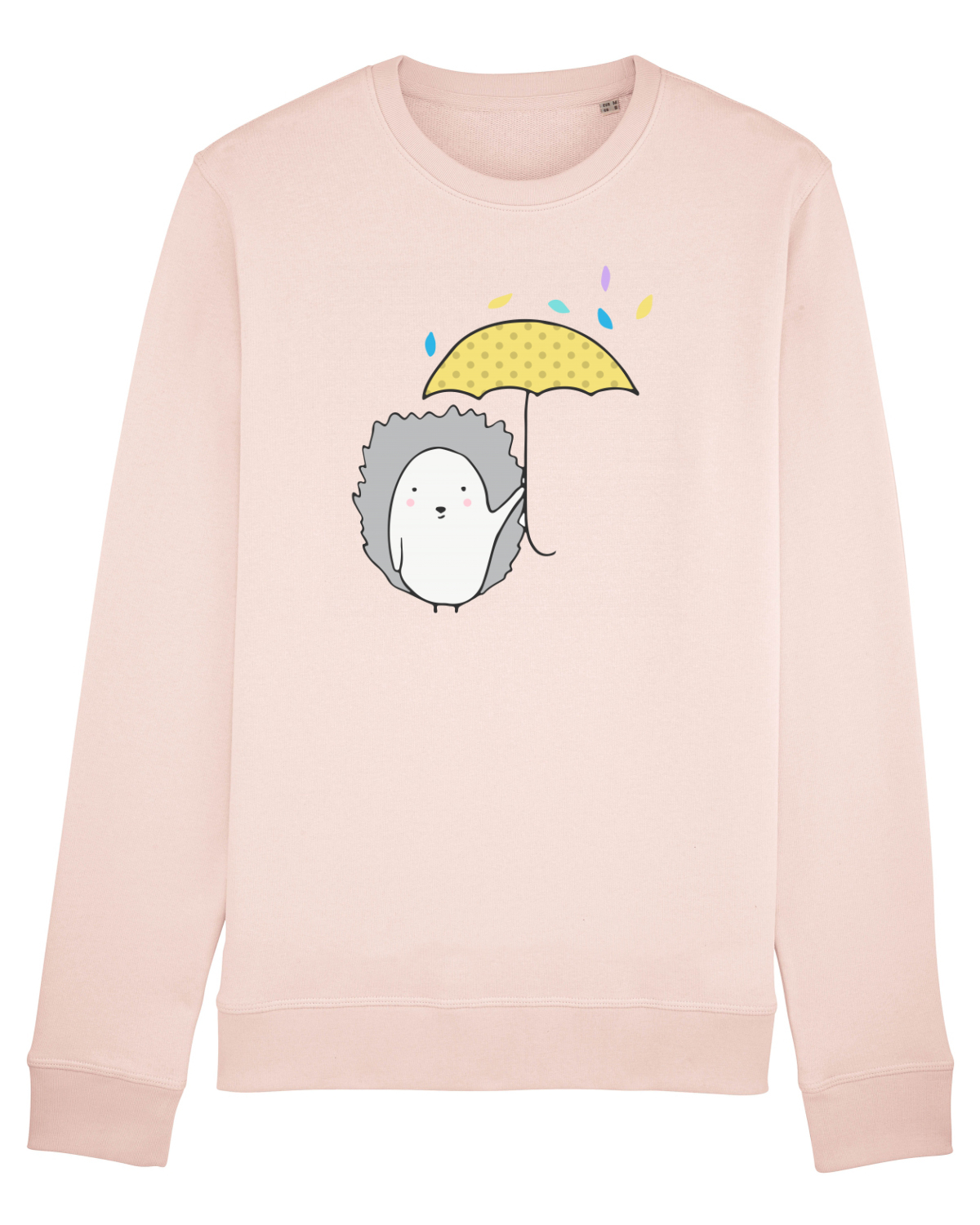 Bluză mânecă lungă Unisex Rise Candy Pink