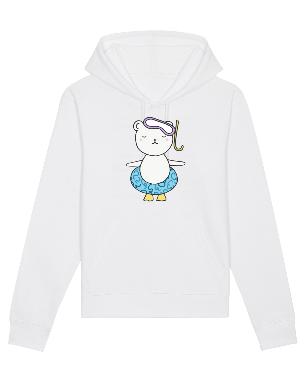 Hanorac Unisex Drummer White