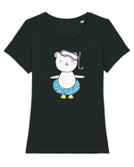 Ursulet cu Colac Tricou mânecă scurtă guler larg fitted Damă Expresser