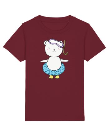 Ursulet cu Colac Burgundy