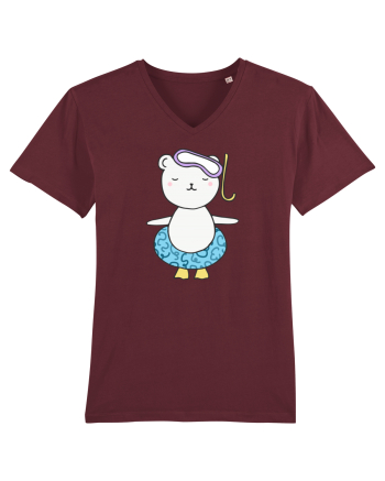 Ursulet cu Colac Burgundy