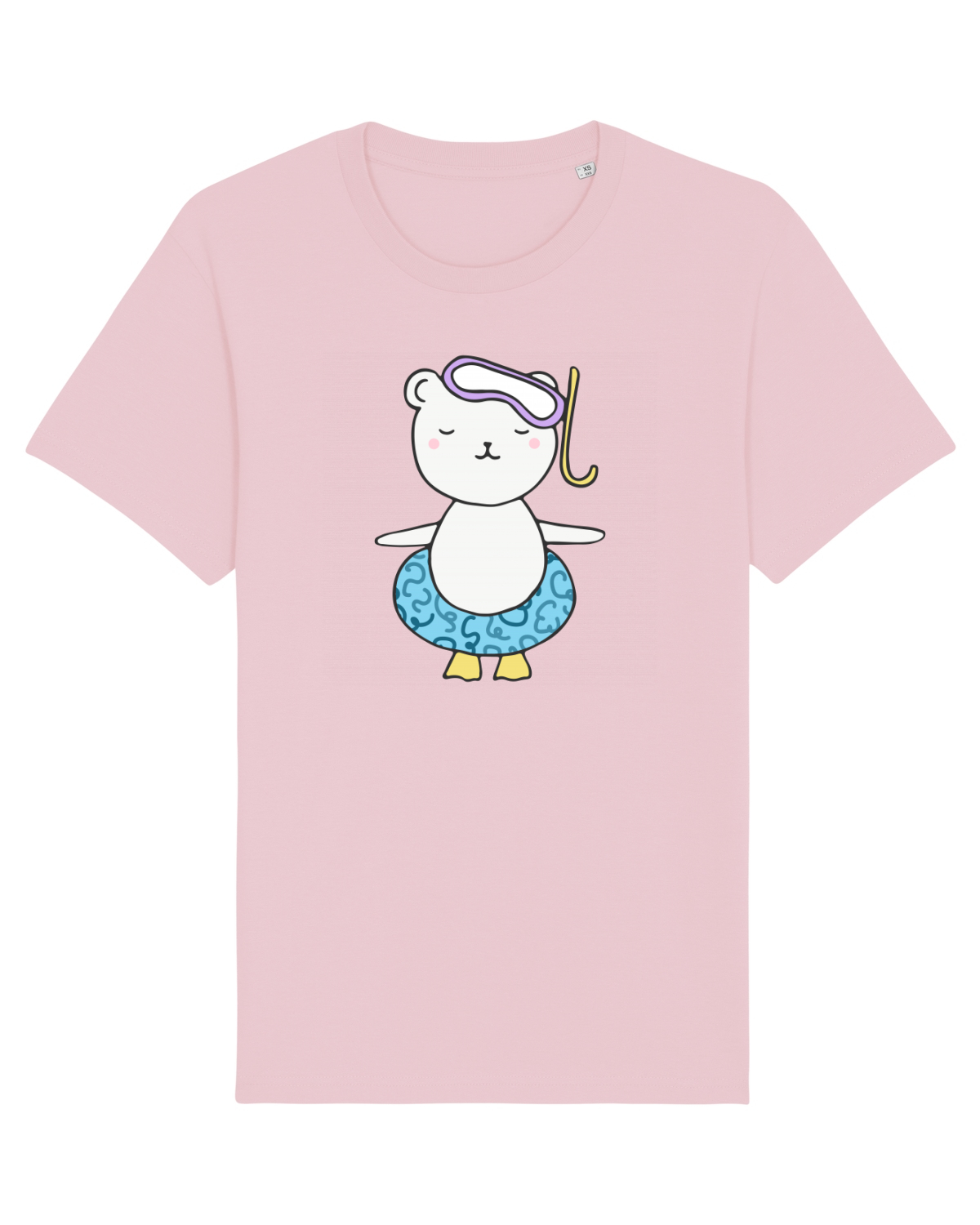 Tricou mânecă scurtă Unisex Rocker Cotton Pink