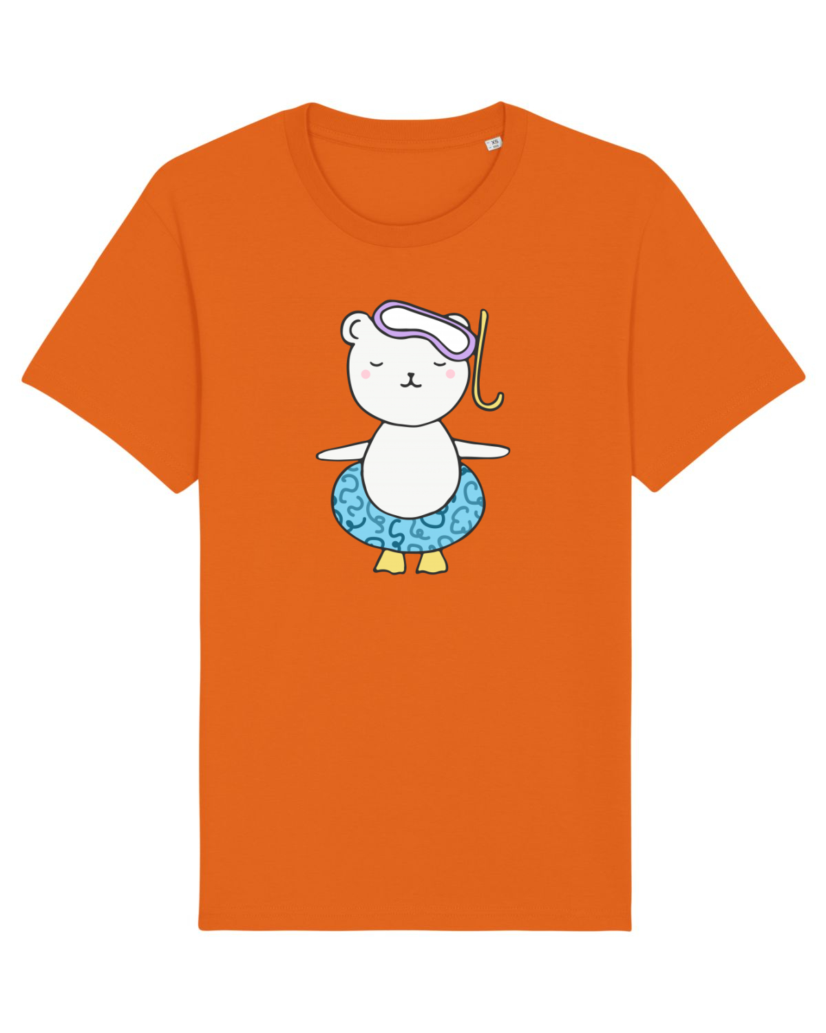 Tricou mânecă scurtă Unisex Rocker Bright Orange