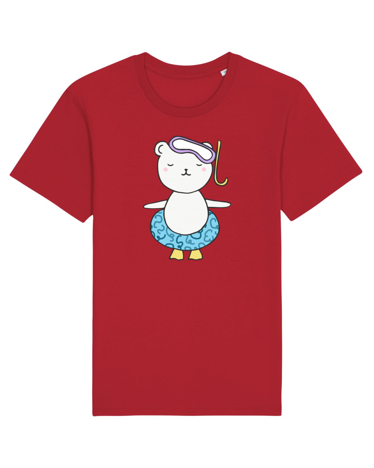 Tricou mânecă scurtă Unisex Rocker Red