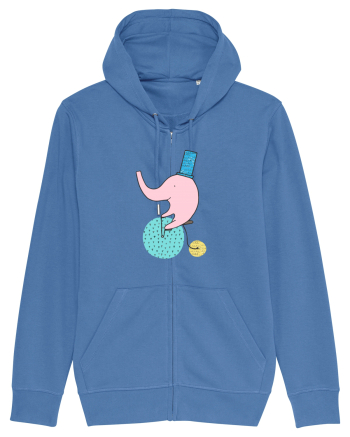 Elefant pe Bicicleta Bright Blue