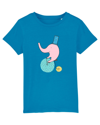 Elefant pe Bicicleta Azur