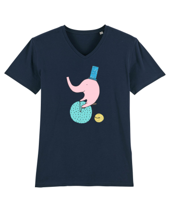 Elefant pe Bicicleta French Navy