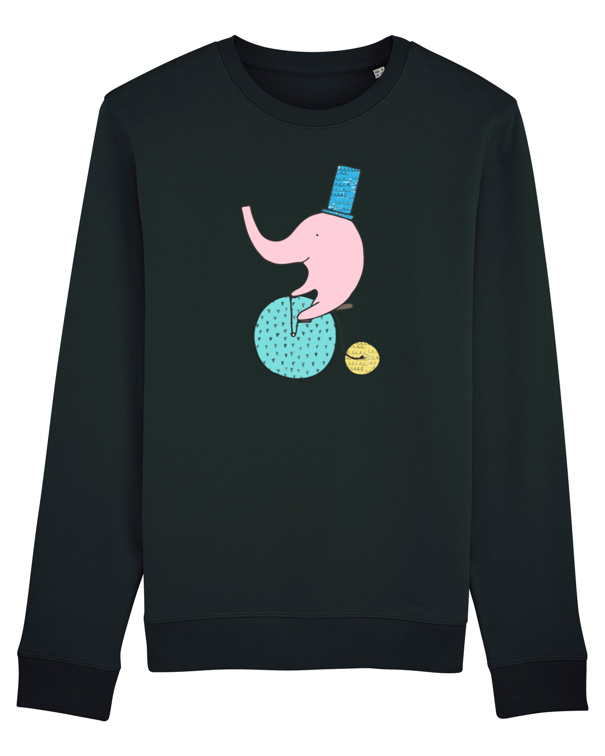 Bluză mânecă lungă Unisex Rise Black