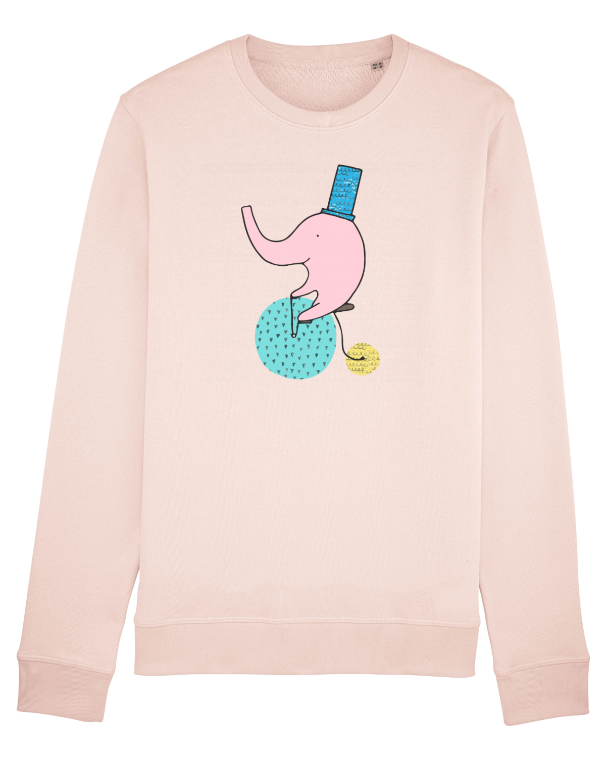 Bluză mânecă lungă Unisex Rise Candy Pink