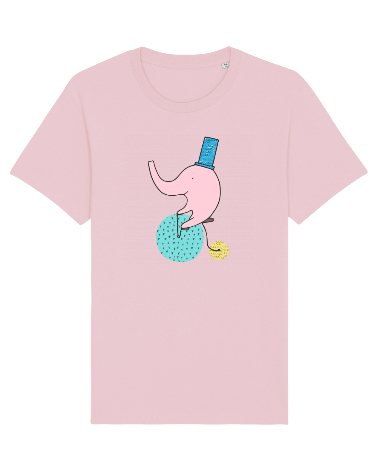 Tricou mânecă scurtă Unisex Rocker Cotton Pink