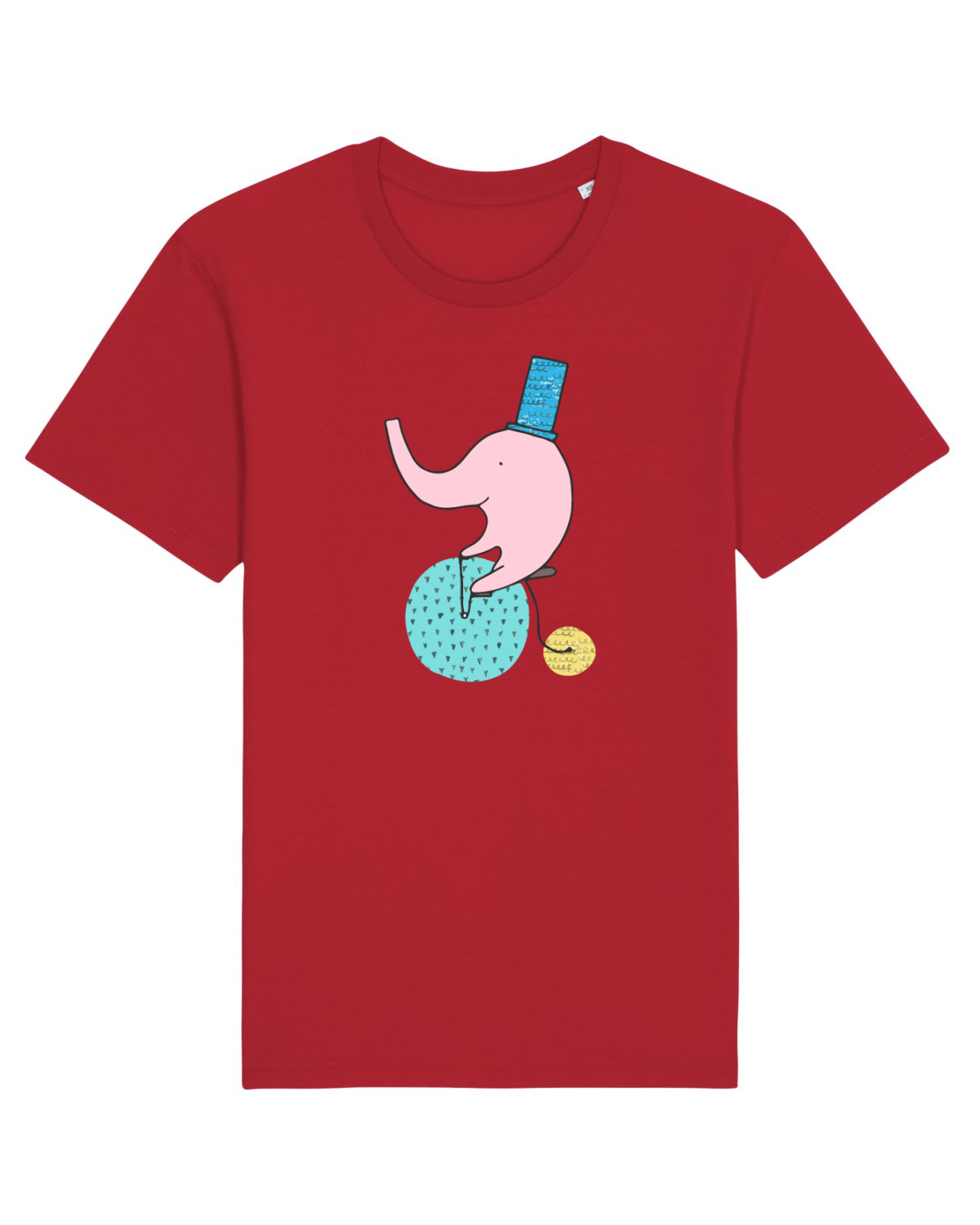 Tricou mânecă scurtă Unisex Rocker Red