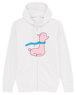 Lama cu Fular Hanorac cu fermoar Unisex Connector