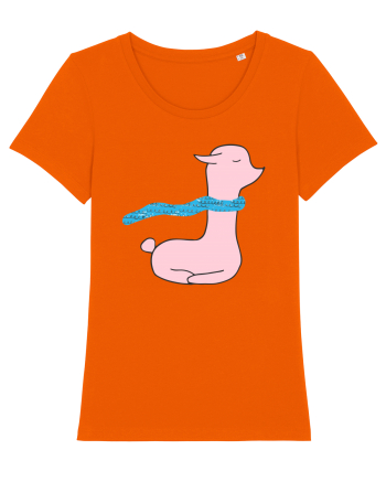 Lama cu Fular Bright Orange