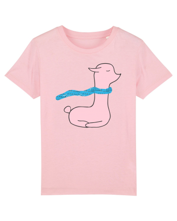 Lama cu Fular Cotton Pink