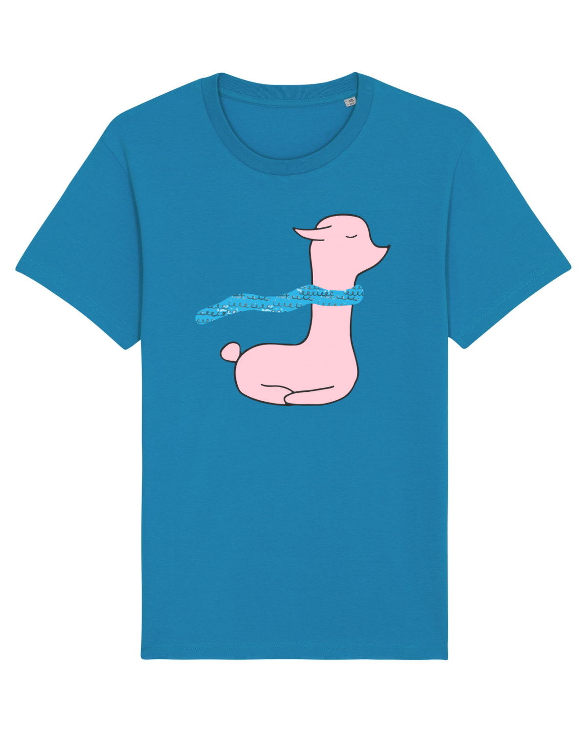 Tricou mânecă scurtă Unisex Rocker Azur