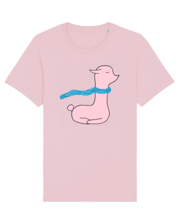 Lama cu Fular Cotton Pink