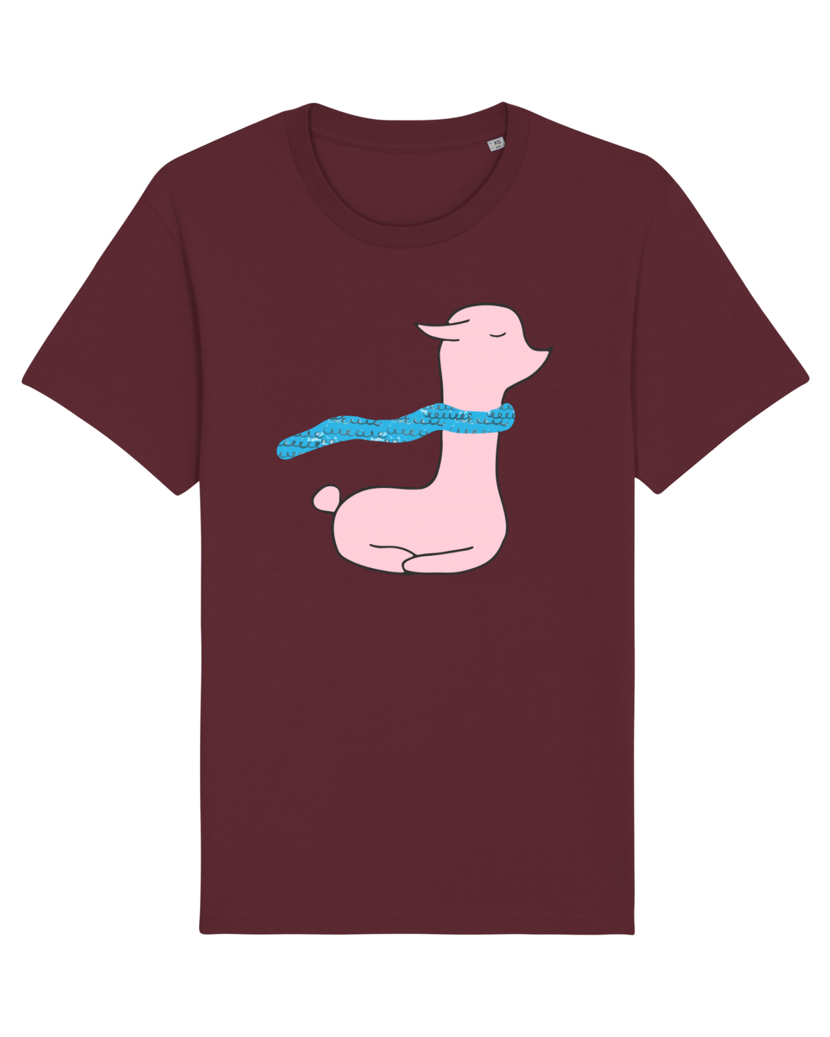 Tricou mânecă scurtă Unisex Rocker Burgundy