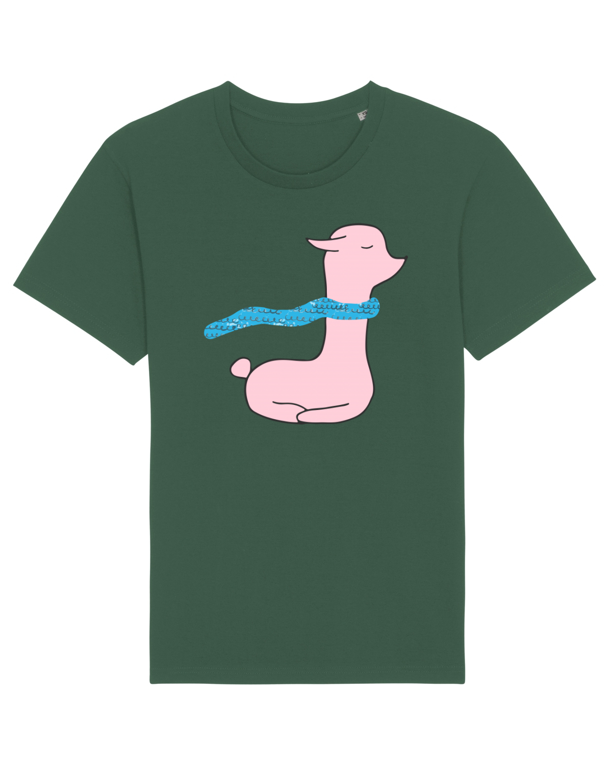 Tricou mânecă scurtă Unisex Rocker Bottle Green