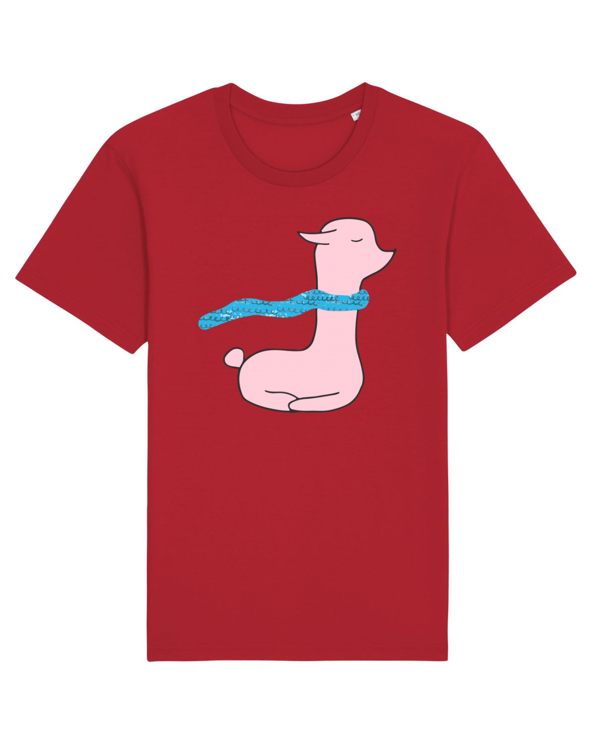 Tricou mânecă scurtă Unisex Rocker Red