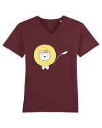 Leu Dragut Tricou mânecă scurtă guler V Bărbat Presenter