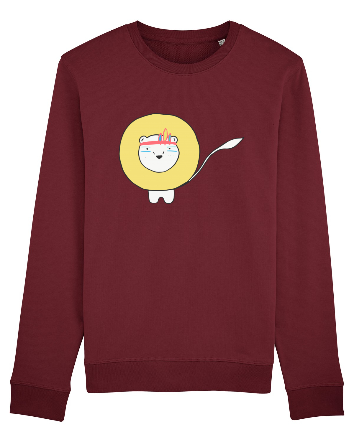 Bluză mânecă lungă Unisex Rise Burgundy
