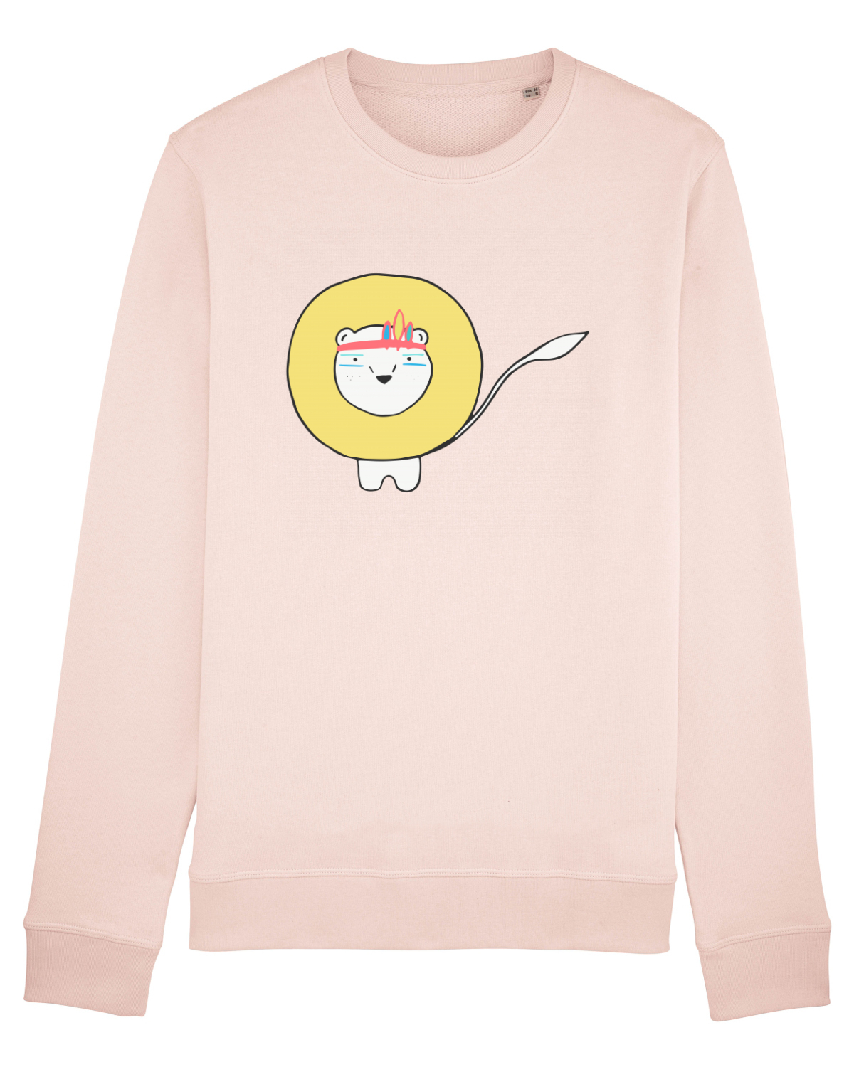 Bluză mânecă lungă Unisex Rise Candy Pink