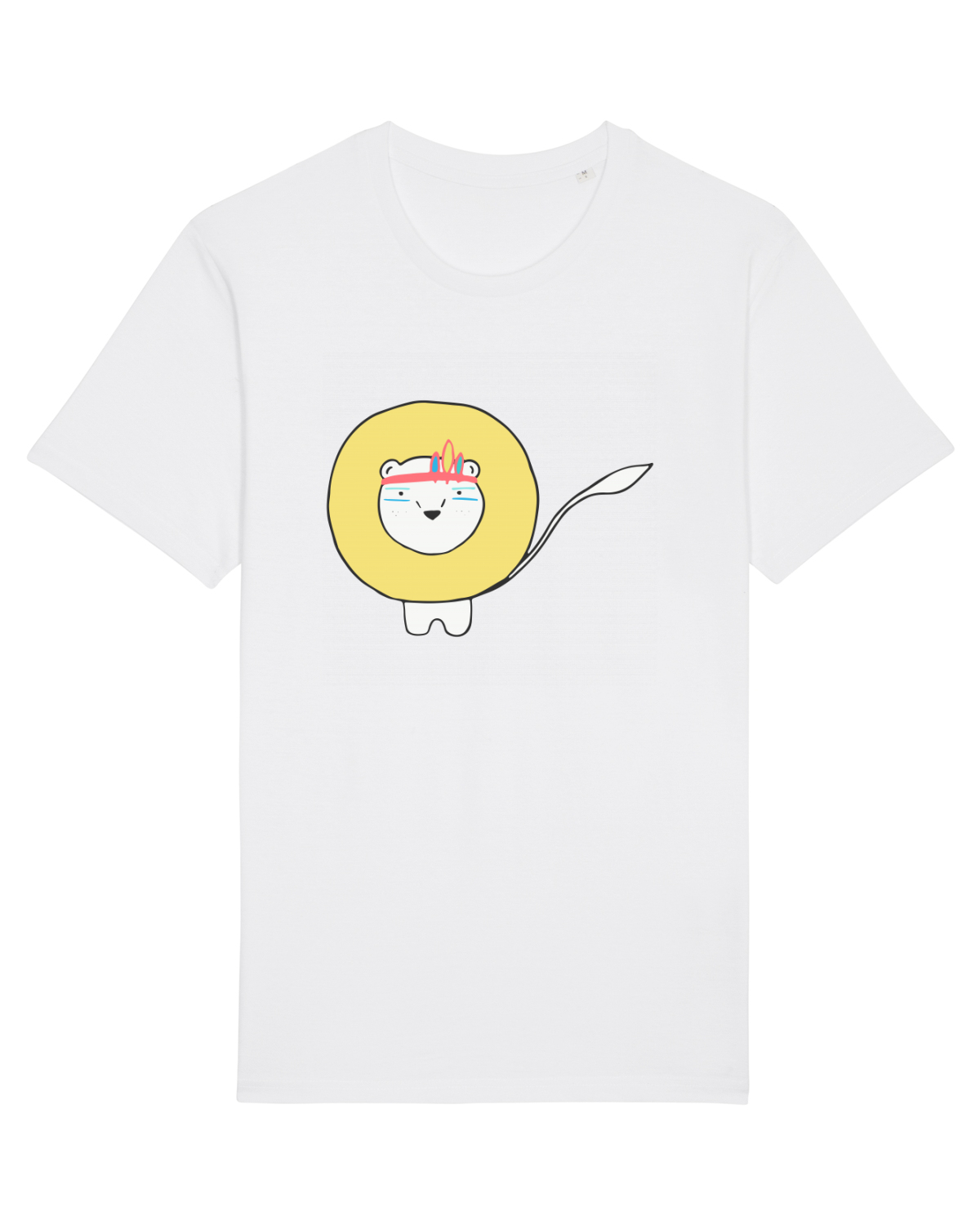Tricou mânecă scurtă Unisex Rocker White